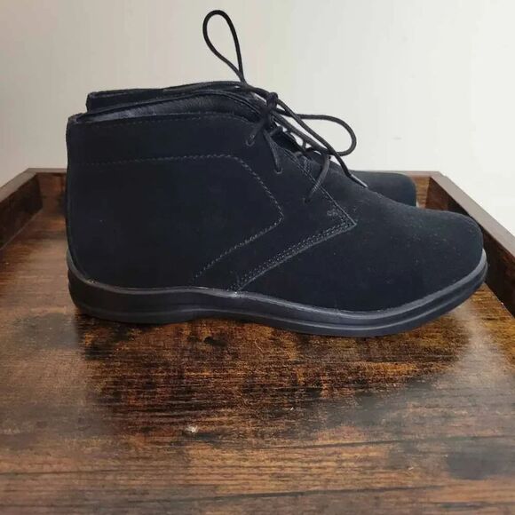 apex Shoes - APEX Women's Paige Boot Black 7.5 Extra Wide